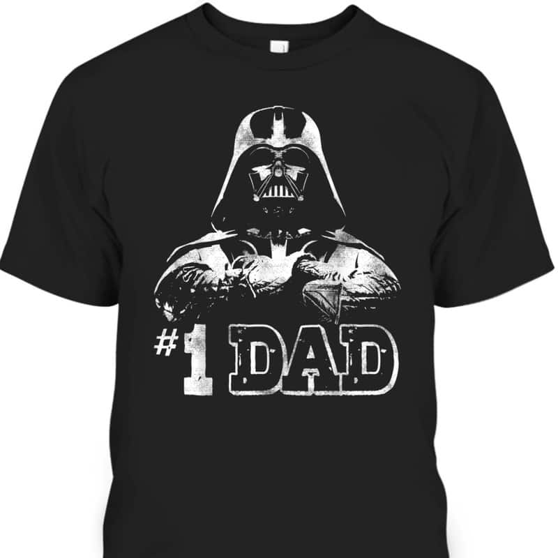 Star Wars Darth Vader #1 Dad Vintage Father's Day T-Shirt