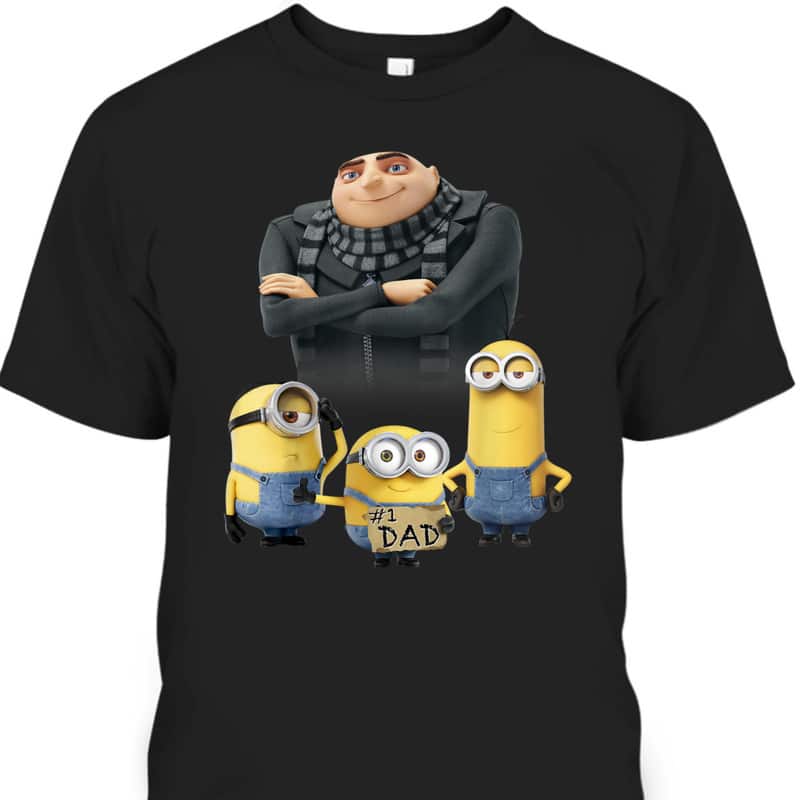 Father's Day T-Shirt Minions Funny Gift For Dad
