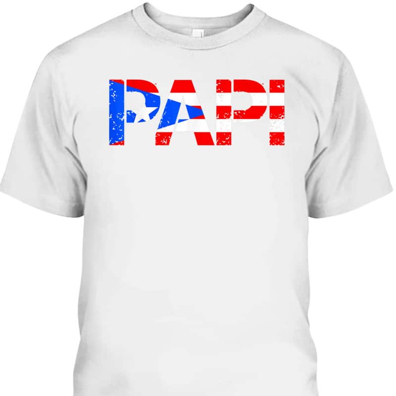 Father's Day T-Shirt Patriotic Flag Gift For Dad Who Wants Nothing