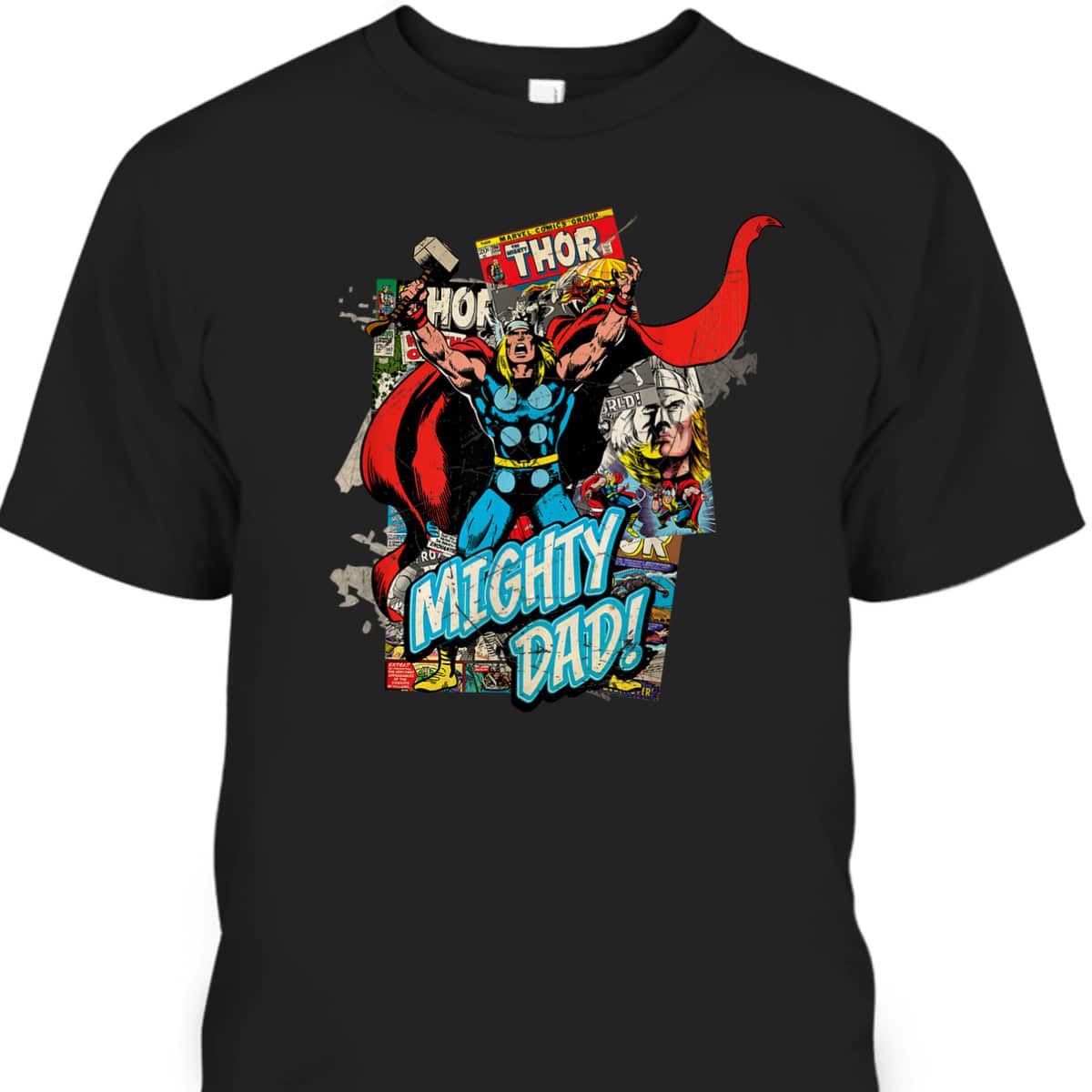 Marvel Thor Mighty Dad Father's Day T-Shirt Gift For Marvel Fans