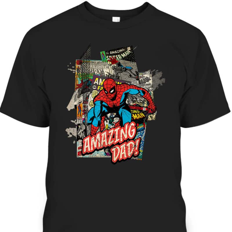 Marvel Spider-Man Amazing Dad Father's Day T-Shirt