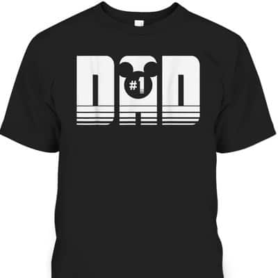 # 1 Dad Mickey Mouse Father's Day T-Shirt Gift For Disney Lovers