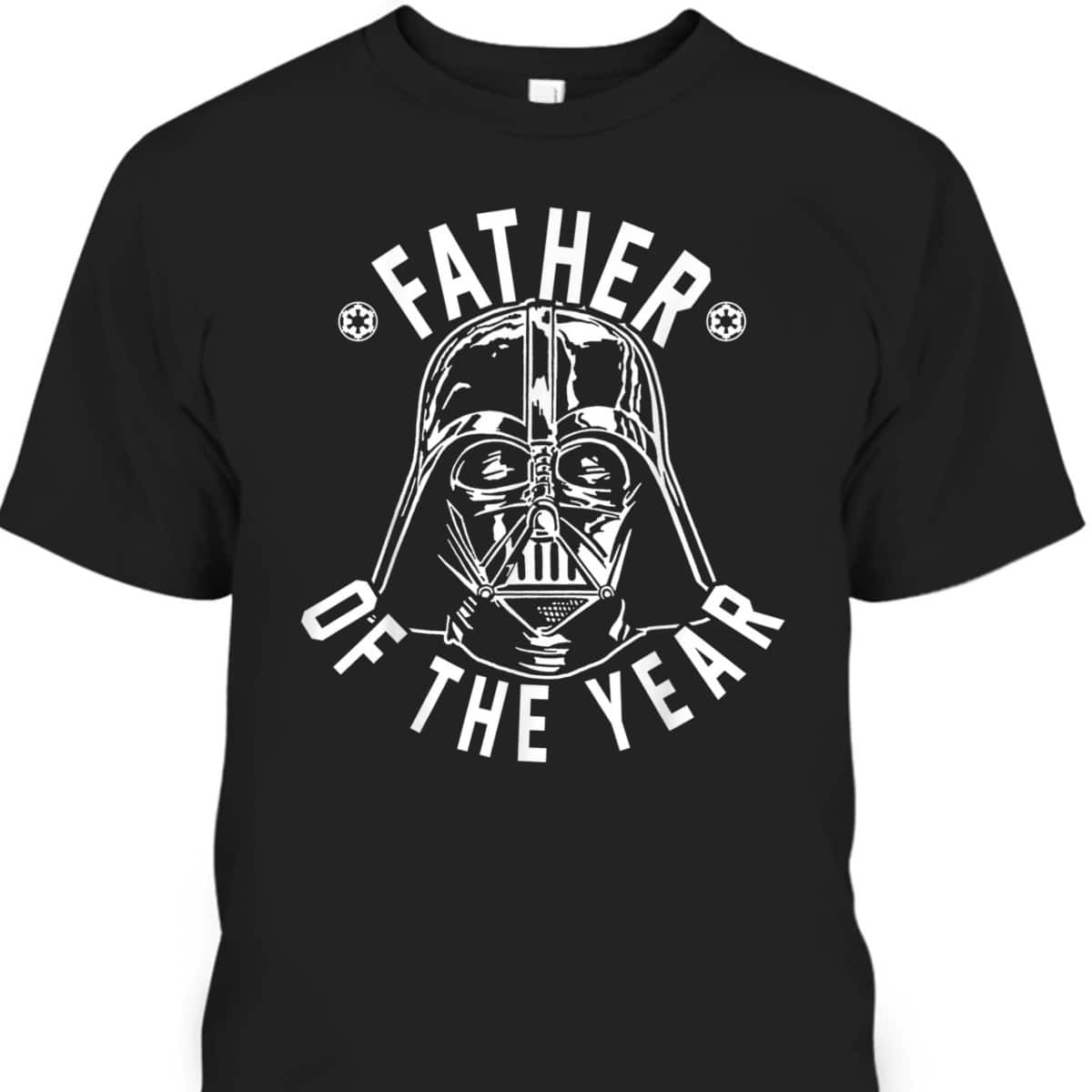 Vader Face Father's Day T-Shirt Father Of The Year Gift For Star Wars Fans
