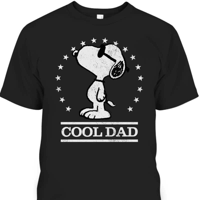 Peanuts Father's Day T-Shirt Cool Dad Gift For Snoopy Lovers
