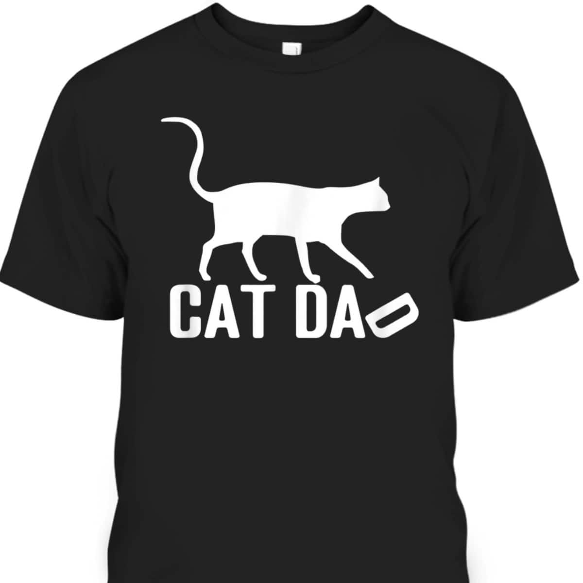 Father’s Day T-Shirt Cat Dad Gift For Cat Lovers