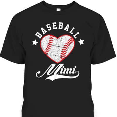 Vintage Baseball Mimi Mother’s Day Gift For Sport Lovers T-Shirt