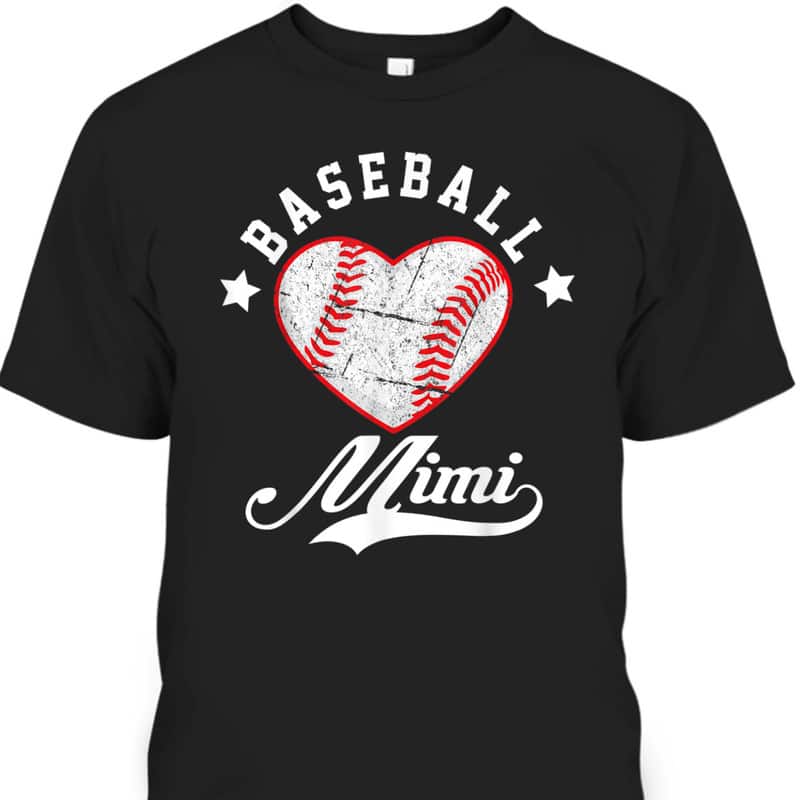 Vintage Baseball Mimi Mother’s Day Gift For Sport Lovers T-Shirt Vintage Baseball Mimi Mother’s Day Gift For Sport Lovers T-Shirt