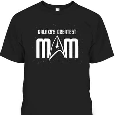 Star Trek Mother's Day Galaxy's Greatest Mom Badge T-Shirt