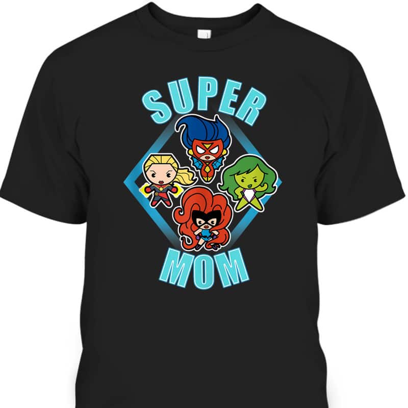 Marvel Avengers Super Mom Mother's Day T-Shirt Marvel Avengers Super Mom Mother's Day T-Shirt