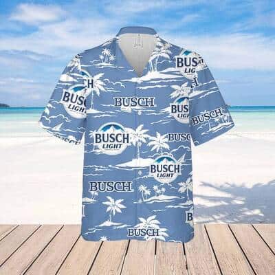 Busch Light Hawaiian Shirt Beach Pattern Beer Lovers Gift