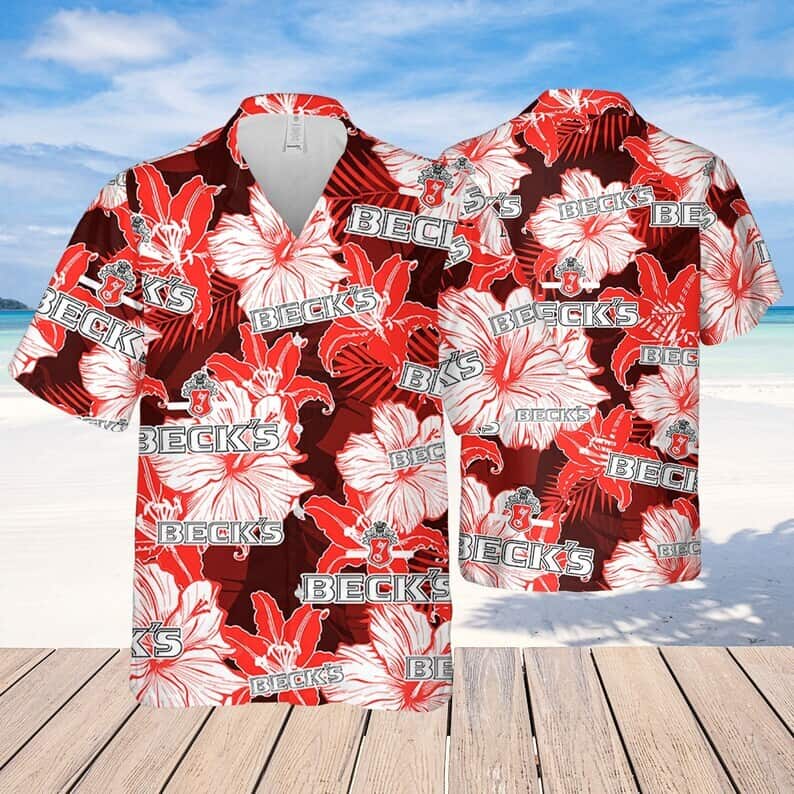 Beck's Beer Hawaiian Shirt Gift For Beach Lovers