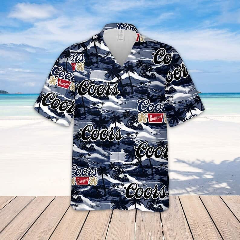 Pabst Blue Ribbon Hawaiian Shirt Beer Gift For Beach Trip