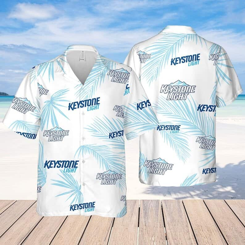 Coors Light Hawaiian Shirt Sea Island Pattern Beach Gift For Friend