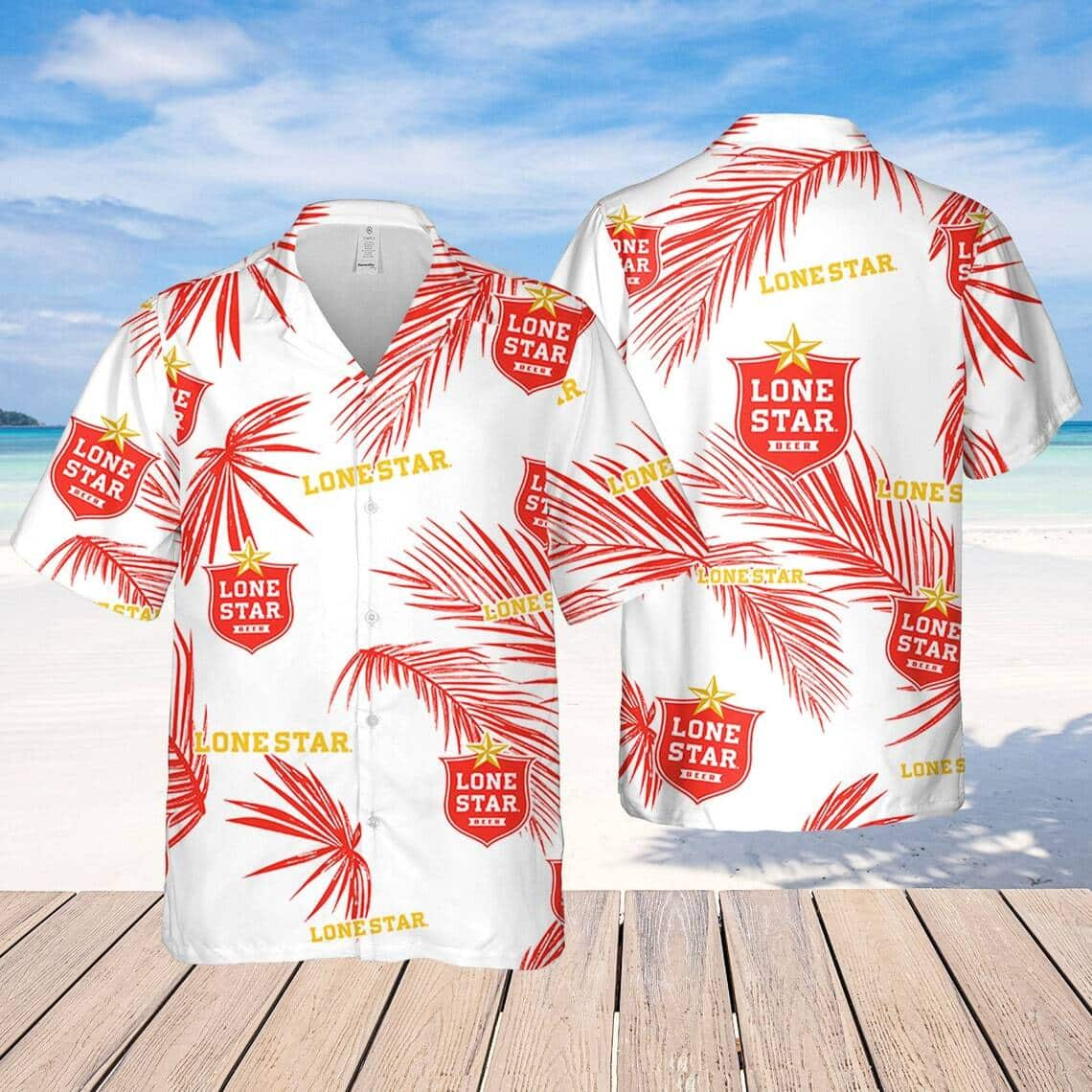 Coors Light Hawaiian Shirt Sea Island Pattern Beach Gift For Friend