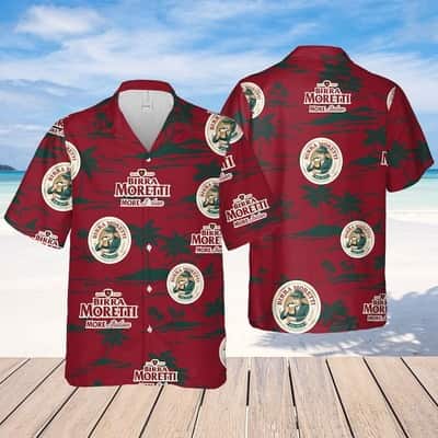 Birra Moretti Beer Hawaiian Shirt Father's Day Gift For Beach Lovers