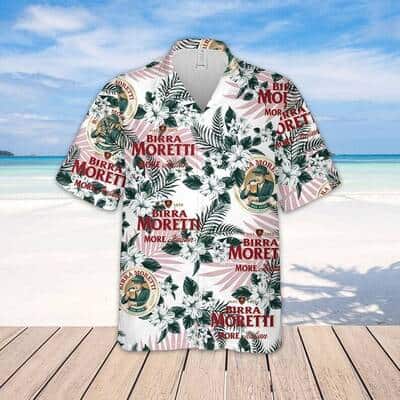 Birra Moretti Hawaiian Shirt Beach Gift For Beer Lovers