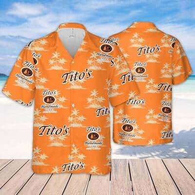 Tito's Vodka Hawaiian Shirt Island Pattern Beach Lovers Gift