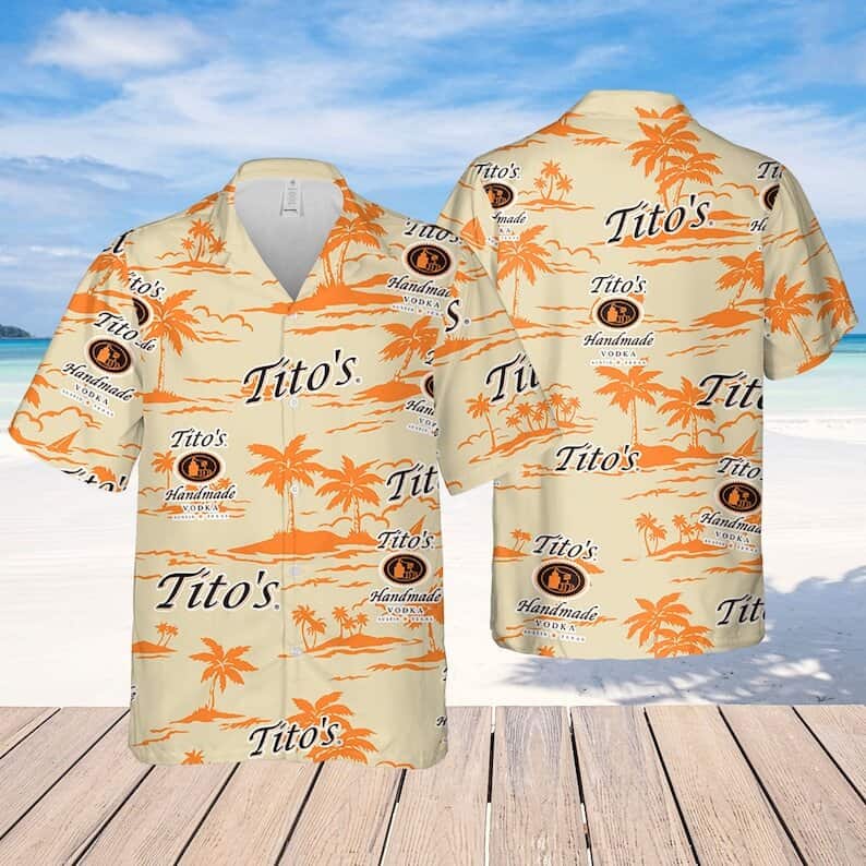 Tito's Vodka Hawaiian Shirt Beach Gift For Friend