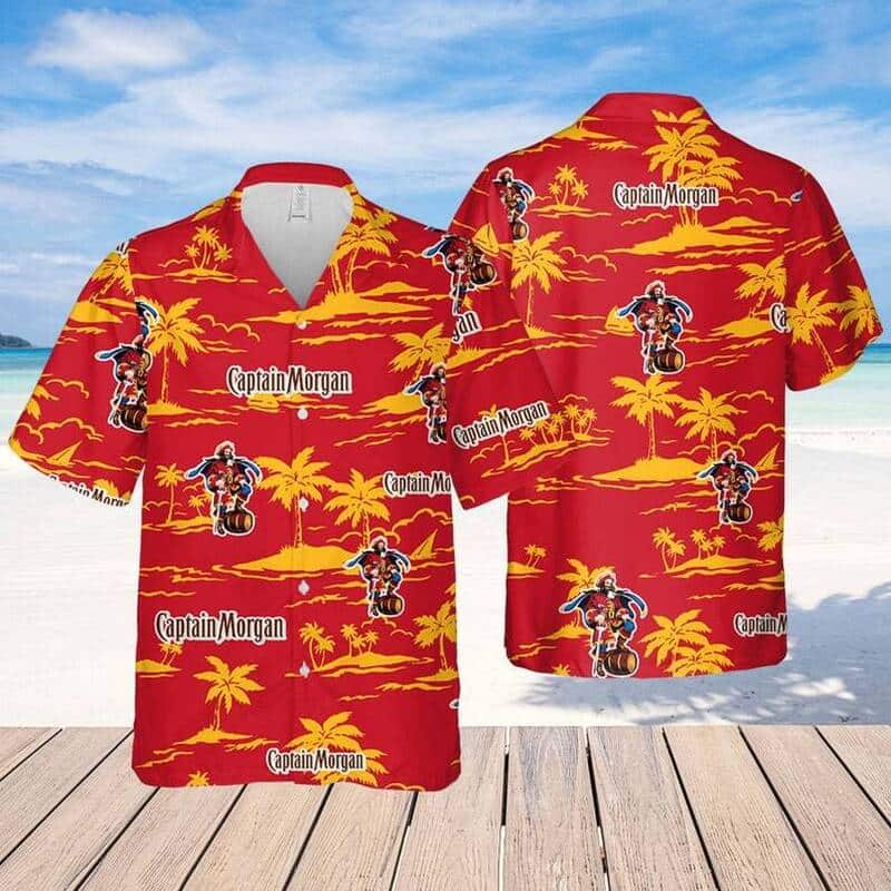 Captain Morgan Hawaiian Shirt Gift For Beach Trip