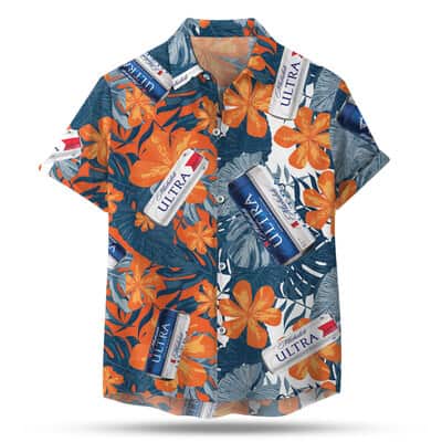 Michelob Ultra Beer Hawaiian Shirt Beach Lovers Gift