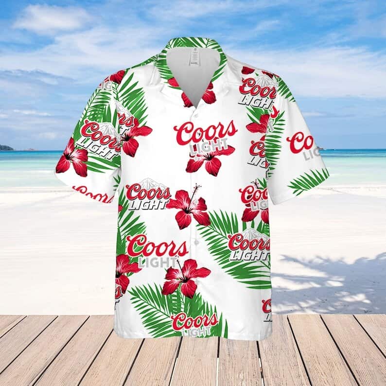 Coors Light Hawaiian Shirt Gift For