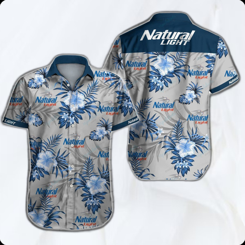 Natural Light Beer Hawaiian Shirt Beach Gift For Friend