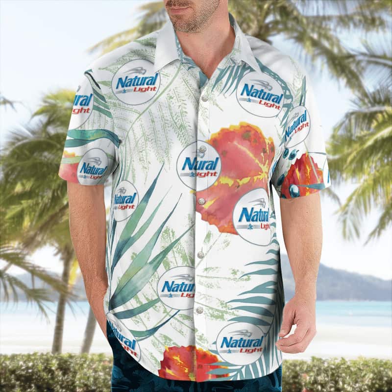Natural Light Beer Hawaiian Shirt Trendy Summer Gift