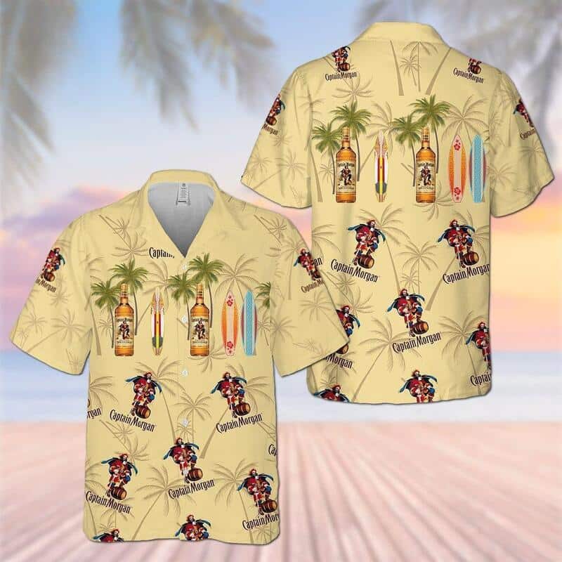 Captain Morgan Hawaiian Shirt Best Gift For Surfers