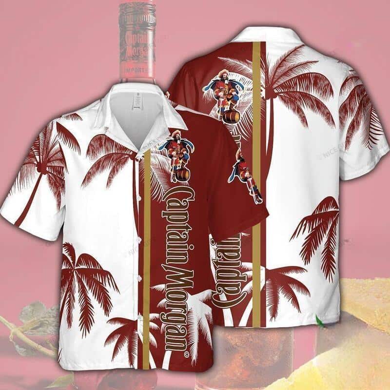 Captain Morgan Hawaiian Shirt Rum Gift For Beach Trip