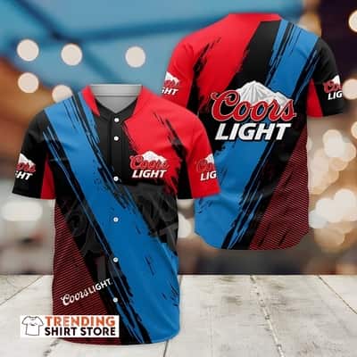 Coors Light Baseball Jersey Beer Gift For Baseball Fans