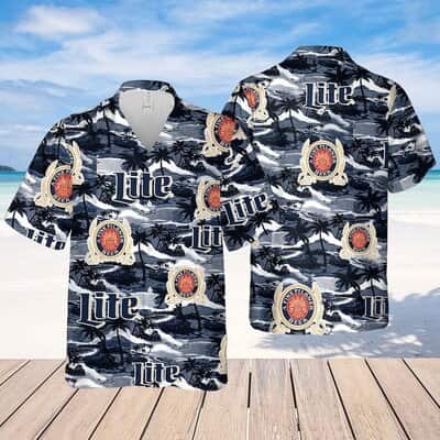Miller Lite Beer Hawaiian Shirt Beach Gift For Friend