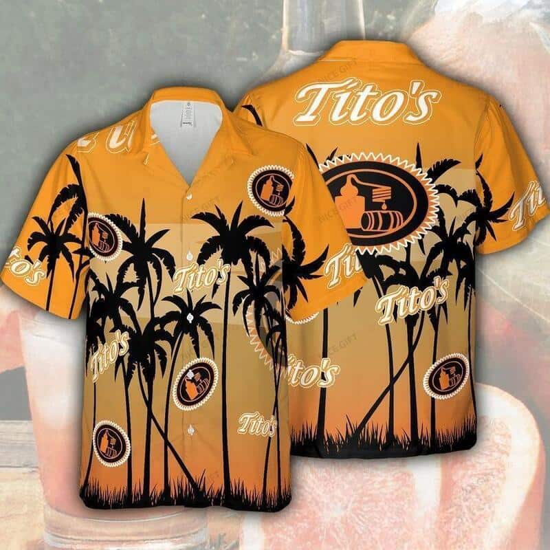Summer Vibes Tito's Hawaiian Shirt Beach Lovers Gift