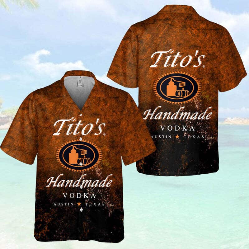 Tito's Handmade Vodka Hawaiian Shirt Gift For Beach Trip