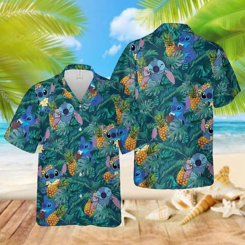 Stitch Hawaiian Shirt Disney Gift For Beach Lovers