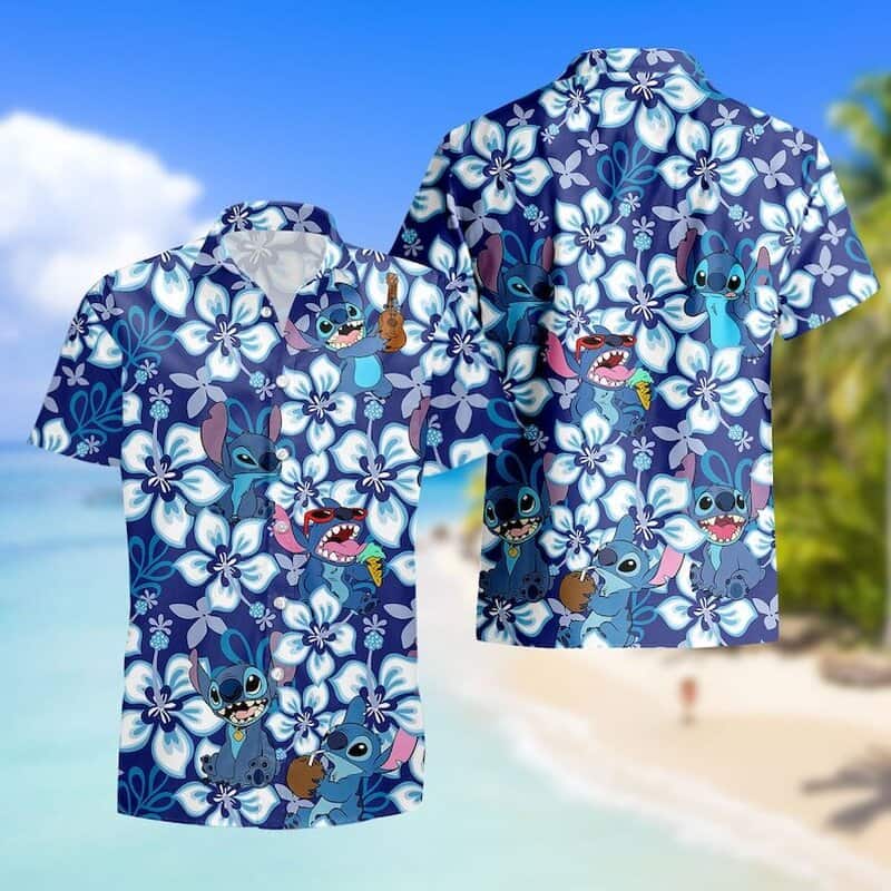 Disney Stitch Hawaiian Shirt Cool Gift For Disney Lovers