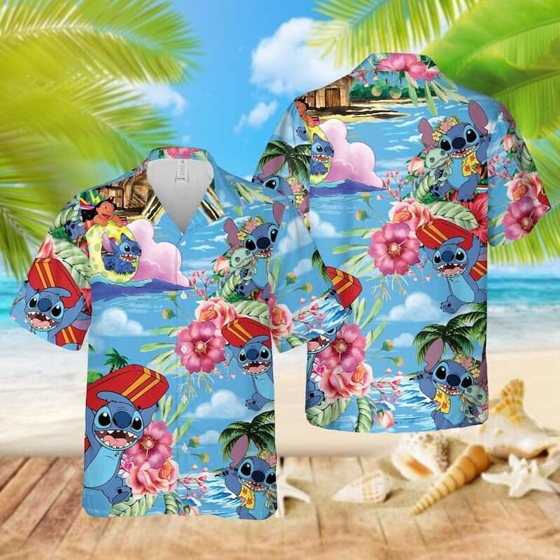 Lilo And Stitch Hawaiian Shirt Summer Gift For Beach Lovers