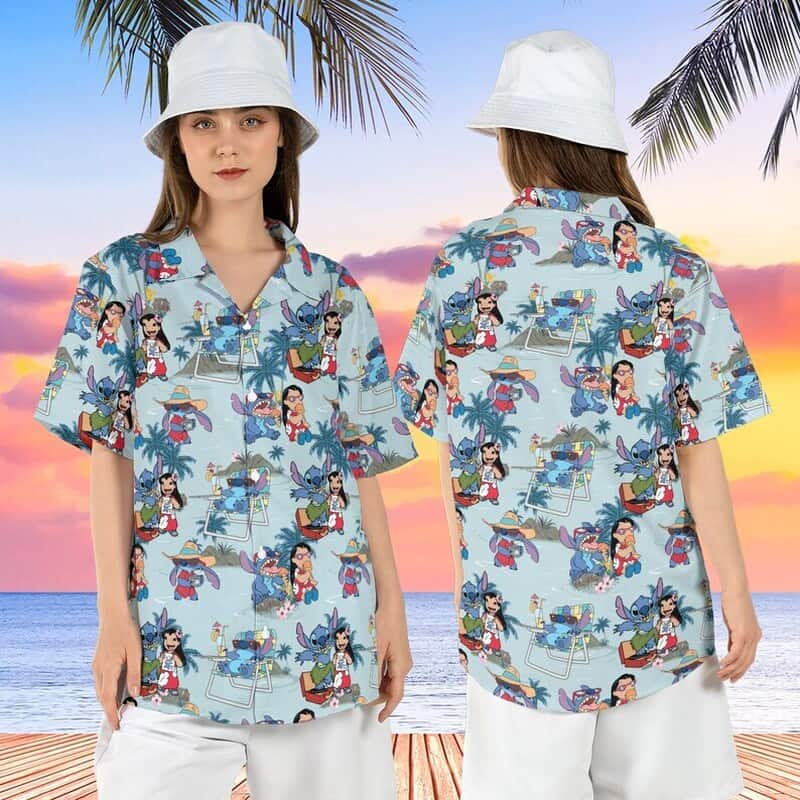 Trending Lilo And Stitch Hawaiian Shirt Cute Gift For Beach Trip
