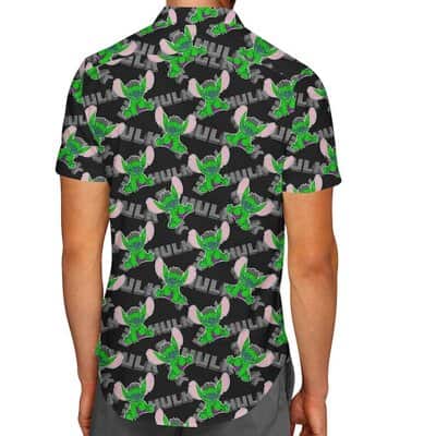 Hulk Stitch Hawaiian Shirt Gift For Disney Lovers Adults