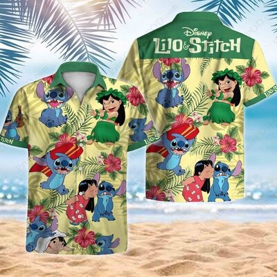Lilo And Stitch Hawaiian Shirt Disney Gift For Beach Lovers