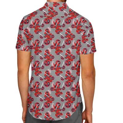 Deadpool Stitch Hawaiian Shirt Summer Gift For Superhero Fans
