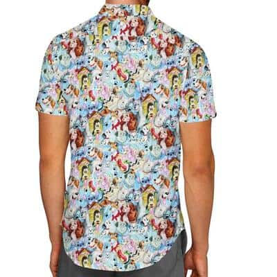 Stitch Hawaiian Shirt Disney Pattern Summer Beach Gift