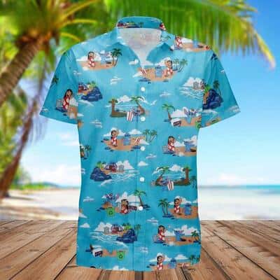 Lilo And Stitch Hawaiian Shirt Disney Birthday Gift For Adults
